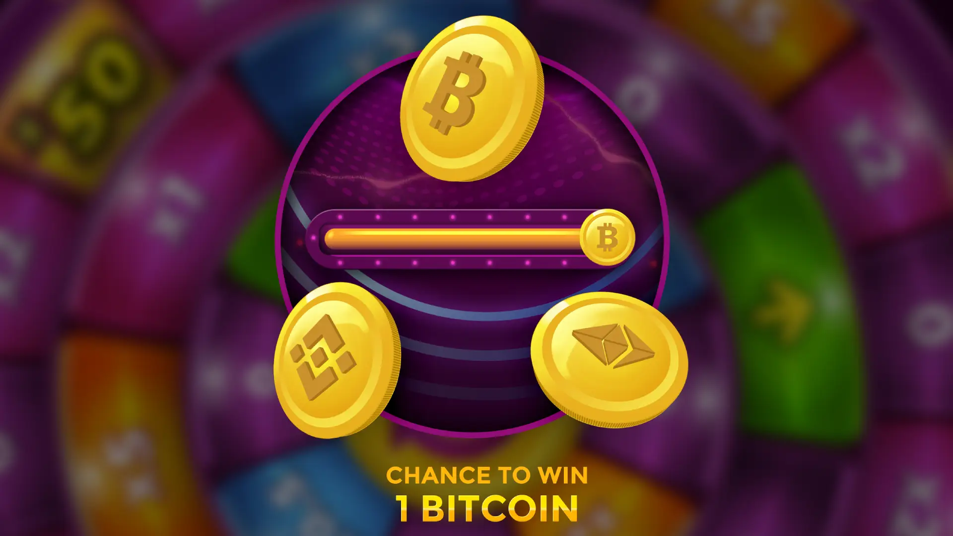 Crypto Fortune - Chance to Win 1 Bitcoin